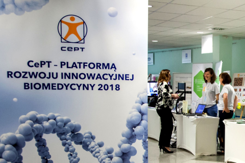 Konferencja „CePT – platformą rozwoju innowacyjnej biomedycyny 2018”
