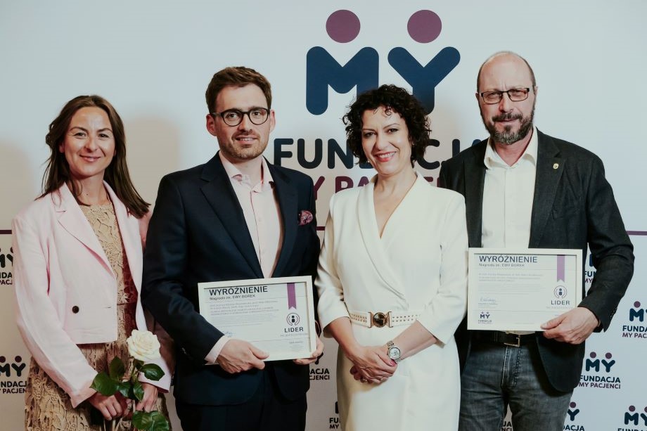 Distinction for patient-centricity for hepatologists and psychologists of the Medical University of Warsaw