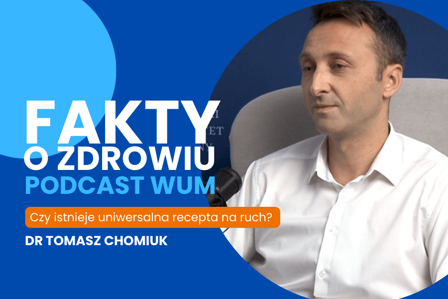 Zapraszamy na nowy podcast Fakty o Zdrowiu. Tym razem rozmawiamy o aktywności fizycznej