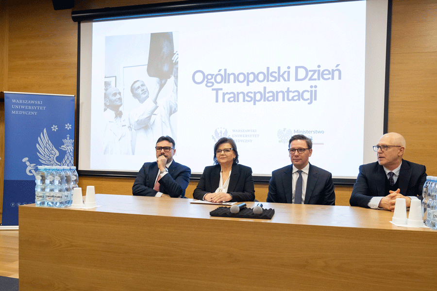 Polish transplantology is getting better and better. The conference of the Minister of Health and representatives of MUW