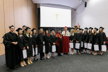 “I believe there are many exciting challenges and opportunities ahead.” Graduation Ceremony of pharmacy graduates 