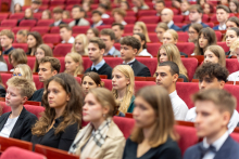 Studenci pierwszego roku WLS  uroczyście przyjęci do akademickiej społeczności