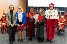 Medical analytics graduates received their diplomas