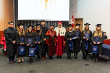 Medical analytics graduates received their diplomas