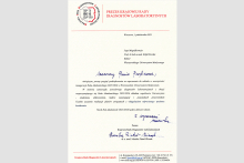 List od Prezesa Krajowej Rady Diagnostów Laboratoryjnych z okazji inauguracji roku akademickiego 2025/2026