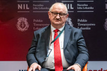 Prof. Andrzej Barański w czasie panelu dyskusyjnego. 