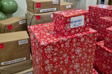 Zapakowane prezenty.