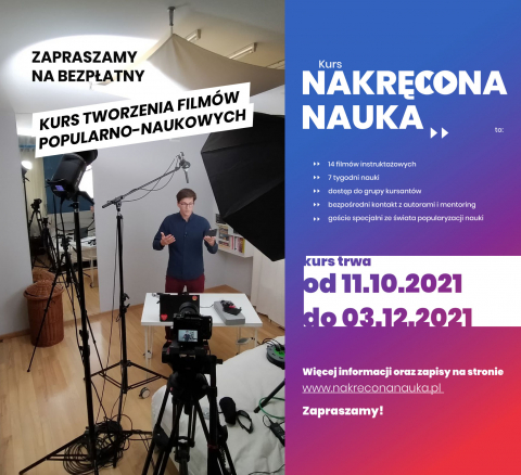 baner projektu Nakręcona nauka 